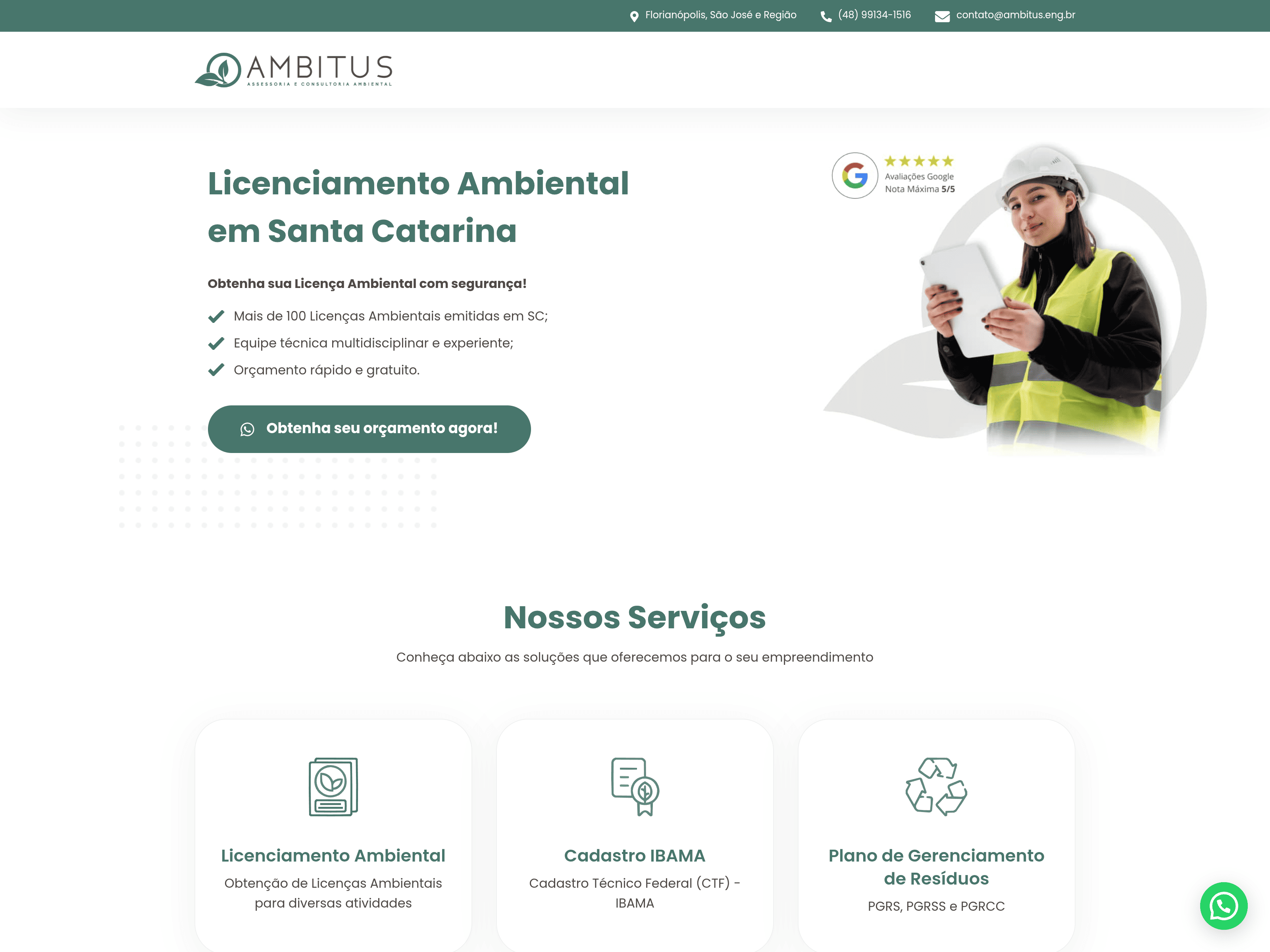 Ambitus Engenharia — Site