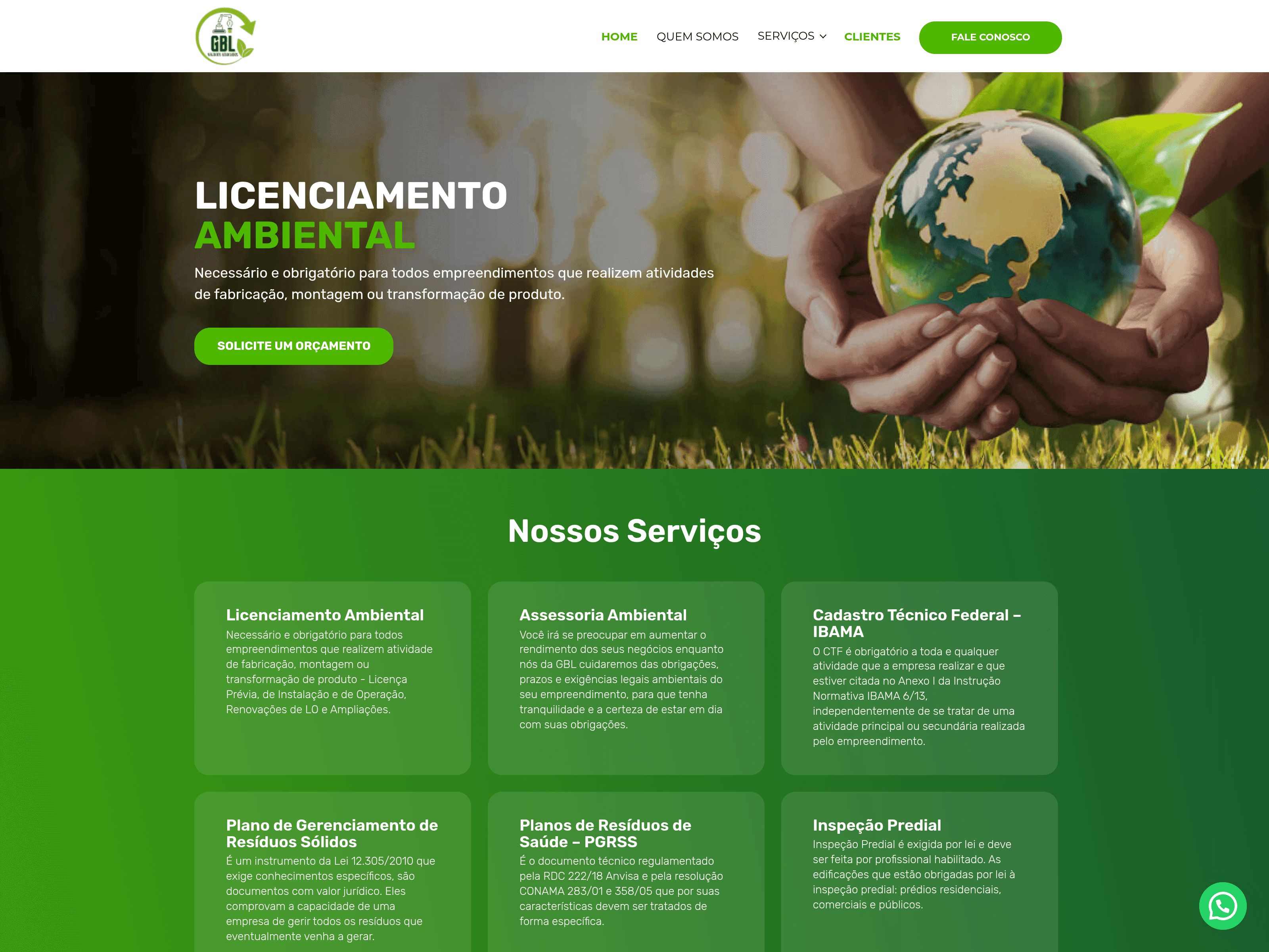 GBL Negócios Associados — Site